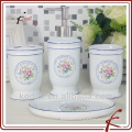 ceramic bathroom set of 4 pcs